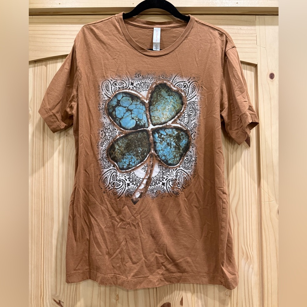 Alternative Brown Shamrock Tee